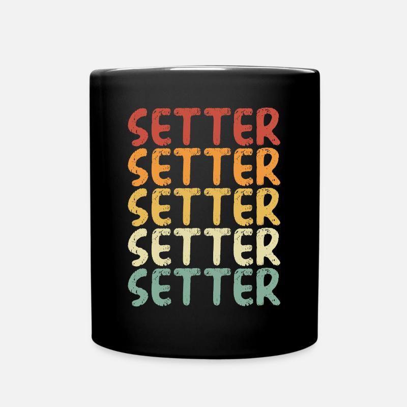 Volley-ball passeur Retro - Mug uni - noir