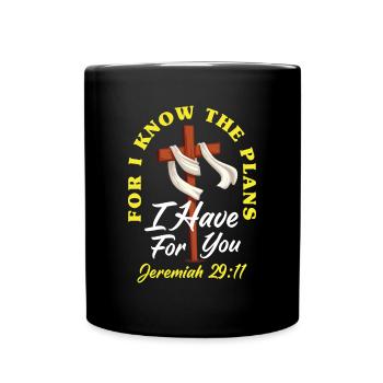 Jesus Christ Christ Religion Religious - Full Colour Mug - black - Front