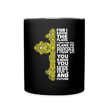 Jesus Christ Christ Religion Religious - Full Colour Mug - black - Front
