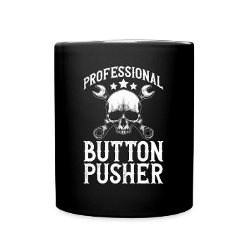 Zerspanungsmechaniker CNC Maschine Maschinenführer - Tasse einfarbig - Schwarz - Vorne