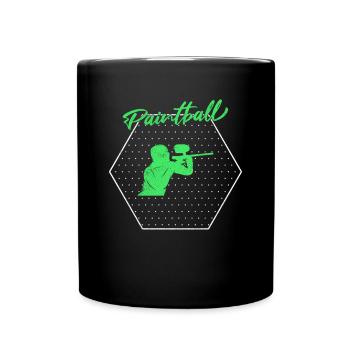 Paintball - Mug uni - noir - Devant