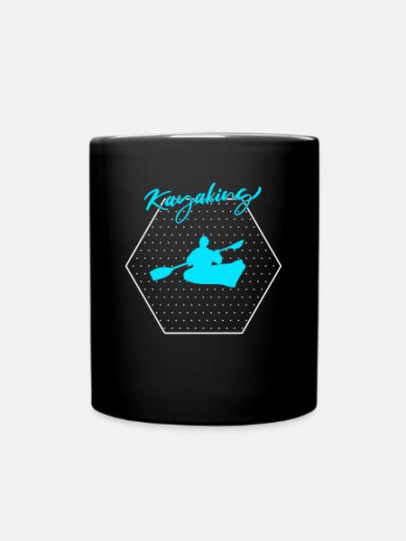 Kayak - Mug uni - noir