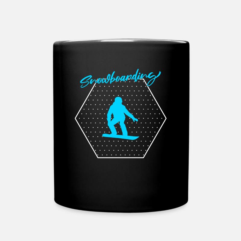 Snowboarding - Tasse einfarbig - Schwarz