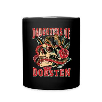 Dorsten Frau Geschenk daughters of Dorsten Frauen - Tasse einfarbig - Schwarz - Vorne