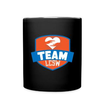 School Social Work Month Team - Tasse einfarbig - Schwarz - Vorne