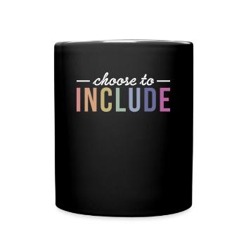 Choose To Include Autism Shirt Gift - Full Colour Mug - black - Front