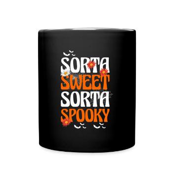 Feuille Sorta Sorta Spooky Halloween - Mug uni - noir - Devant