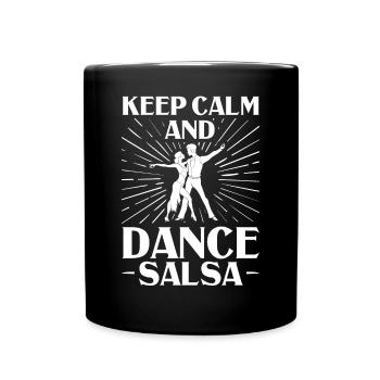 Salsa Dance Music Course Débutant Entraînement Danseur - Mug uni - noir - Devant