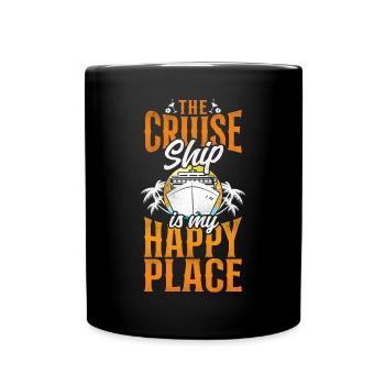 Croisière Vacances Vintage Le - Mug uni - noir - Devant