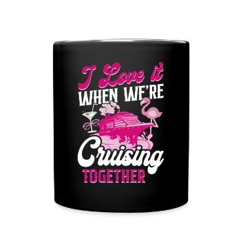 Cruise Ship Vacation Friends - Tasse einfarbig - Schwarz - Vorne