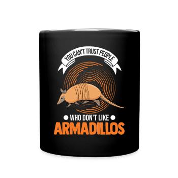 Armadillo Gift Armadillo - Full Colour Mug - black - Front