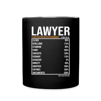 Lawyer Daily Lawyer Gift - Mug uni - noir - Devant