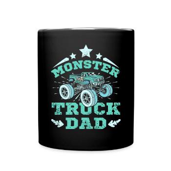 Papa Monster Truck - Mug uni - noir - Devant