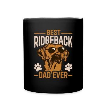 Rhodesian Ridgeback Dog - Full Colour Mug - black - Front