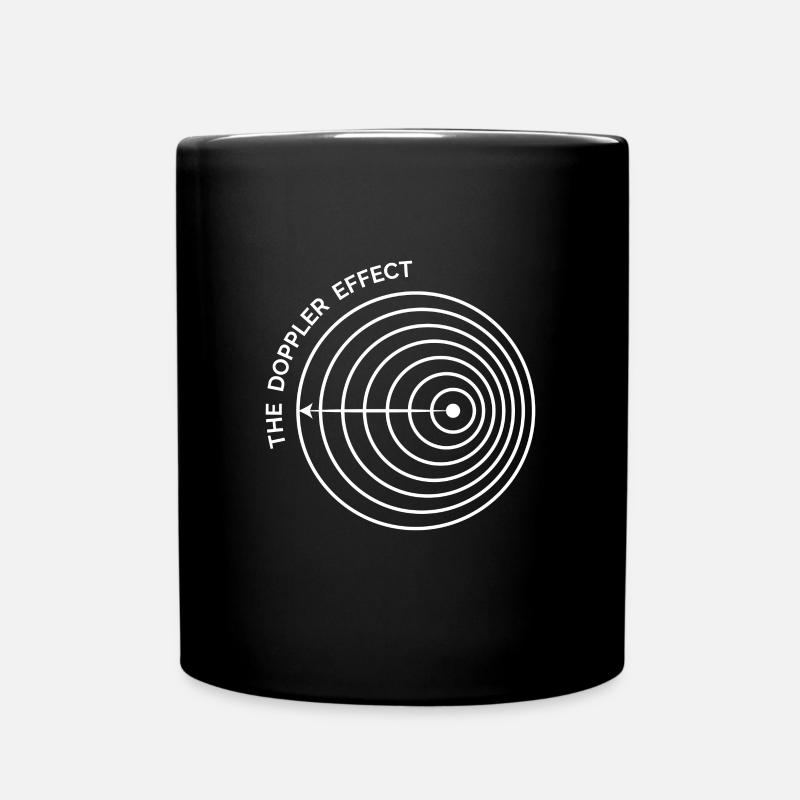 Dopplereffekt - Tasse einfarbig - Schwarz