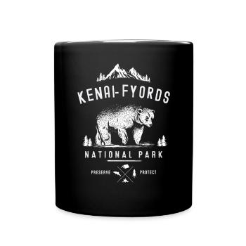Alaska Tshirt Hommes Femmes Enfants USA Pôle Nord - Mug uni - noir - Devant