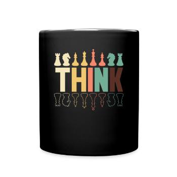 Funny Chess Player Chess Player Gift - Full Colour Mug - black - Front