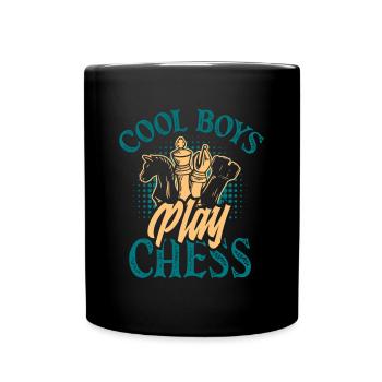 Funny Chess Player Chess Player Gift - Full Colour Mug - black - Front