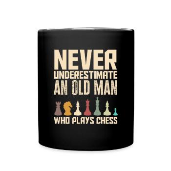 Funny Chess Player Chess Player Gift - Full Colour Mug - black - Front