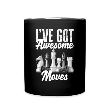 Drôle de joueur d’échecs Cadeau de joueur d’échecs - Mug uni - noir - Devant