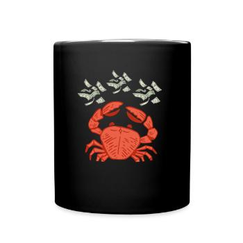 Alaska Geschenk Kinder Herren Damen USA Natur Eis - Tasse einfarbig - Schwarz - Vorne