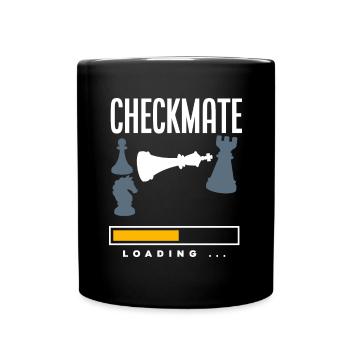 Funny Chess Player Chess Player Gift - Full Colour Mug - black - Front