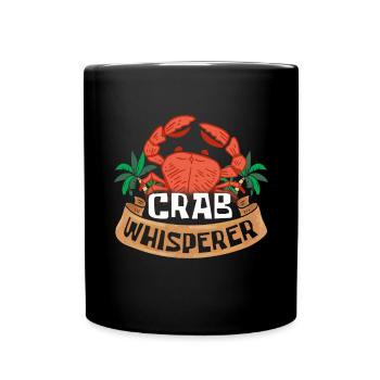 Crabe Tshirt Crabe Crevettes Scorpion Homard - Mug uni - noir - Devant