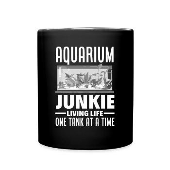 Funny Aquarist Aquarist Aquarium Gift - Full Colour Mug - black - Front