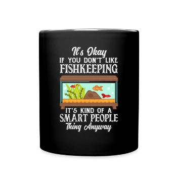 Funny Aquarist Aquarist Aquarium Gift - Full Colour Mug - black - Front