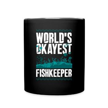 Funny Aquarist Aquarist Aquarium Gift - Full Colour Mug - black - Front