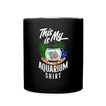 Funny Aquarist Aquarist Aquarium Gift - Full Colour Mug - black - Front