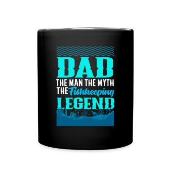 Funny Aquarist Aquarist Aquarium Gift - Full Colour Mug - black - Front