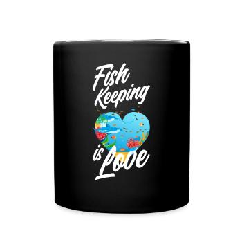 Funny Aquarist Aquarist Aquarium Gift - Full Colour Mug - black - Front