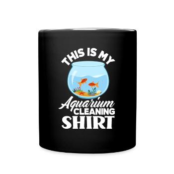 Funny Aquarist Aquarist Aquarium Gift - Full Colour Mug - black - Front