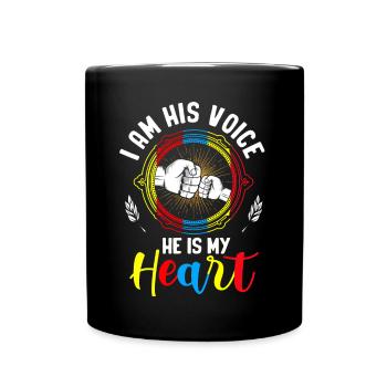 Autist Autismus Autism Awareness Day Asperger Kind - Tasse einfarbig - Schwarz - Vorne