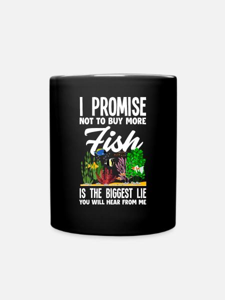 Lustiges Aquarist Aquarianer Aquarium Geschenk - Tasse einfarbig - Schwarz
