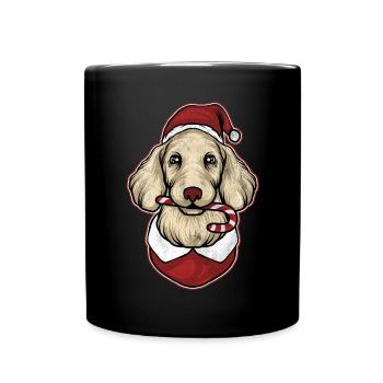 Dog gift kids Christmas Ugly Christmas - Full Colour Mug - black - Front