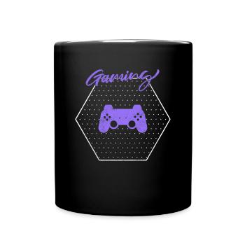Gaming - Tasse einfarbig - Schwarz - Vorne