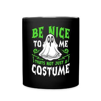 Halloween Tshirt Halloweenparty Mörder Killer Tod - Tasse einfarbig - Schwarz - Vorne