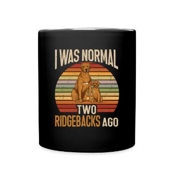 Rhodesian Ridgeback Dog - Full Colour Mug - black - Front