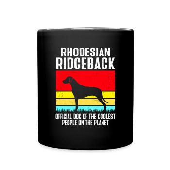 Rhodesian Ridgeback Dog - Full Colour Mug - black - Front