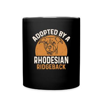 Rhodesian Ridgeback Dog - Full Colour Mug - black - Front