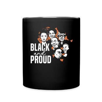 Les Noirs et les Fiers Afrocentriques légalisent la noirceur - Mug uni - noir - Devant