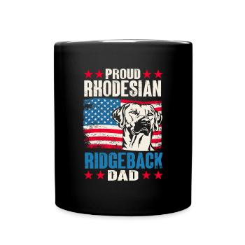 Rhodesian Ridgeback Dog - Full Colour Mug - black - Front