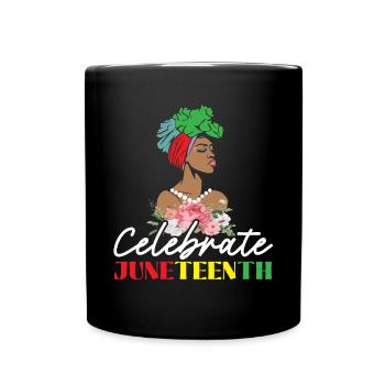 Célébrez juneteenth Mois de l’histoire des Noirs - Mug uni - noir - Devant