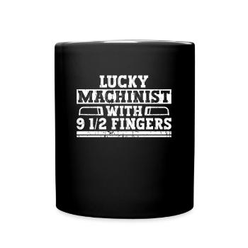 Zerspanungsmechaniker CNC Maschine Maschinenführer - Tasse einfarbig - Schwarz - Vorne