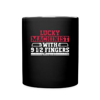 Zerspanungsmechaniker CNC Maschine Maschinenführer - Tasse einfarbig - Schwarz - Vorne