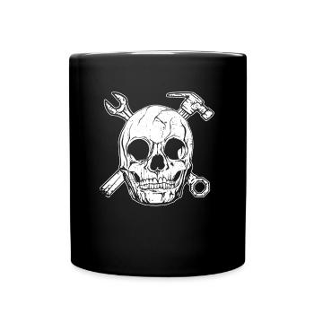 Zerspanungsmechaniker CNC Maschine Maschinenführer - Tasse einfarbig - Schwarz - Vorne