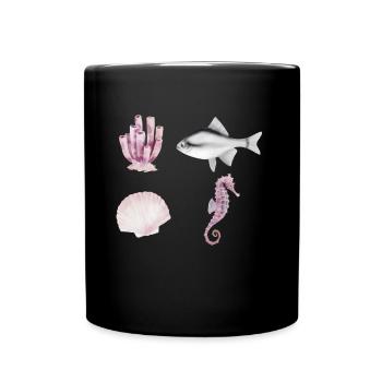 Crustacean Core Crustacean Shirt Gift - Full Colour Mug - black - Front
