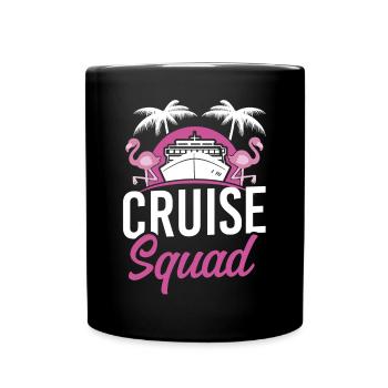 Cruise Ship Vacation Girl Friends - Full Colour Mug - black - Front